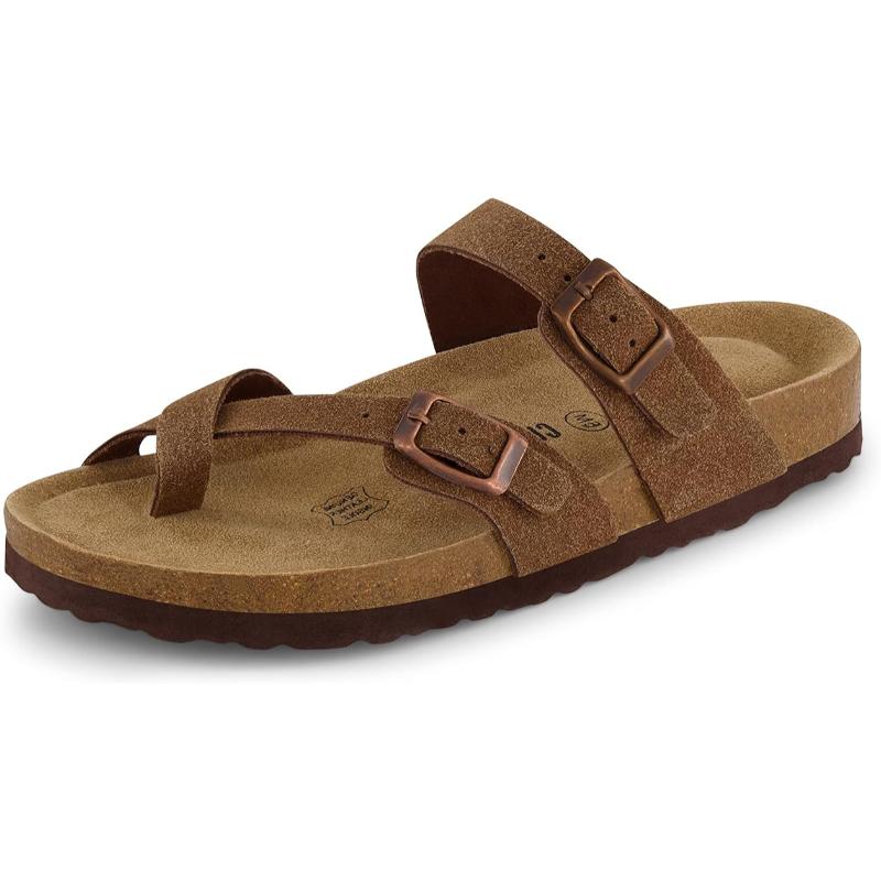 Women Open Design Clogs With Buckle Closure - Comfy Platform Shoes