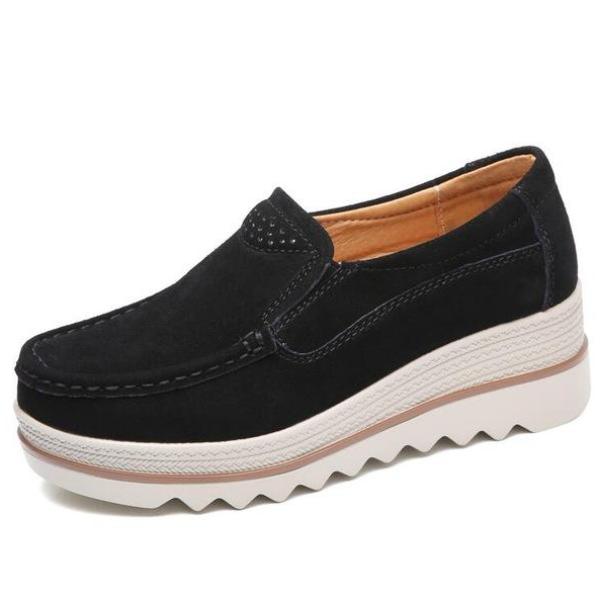 Comfy Slip-On Platform Shoes