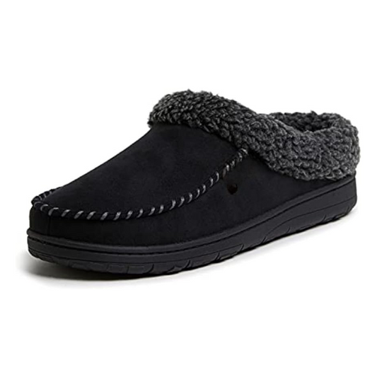 Comfy Slip On Slippers With Soft Lining And Decorative Stitching - Comfy Platform Shoes