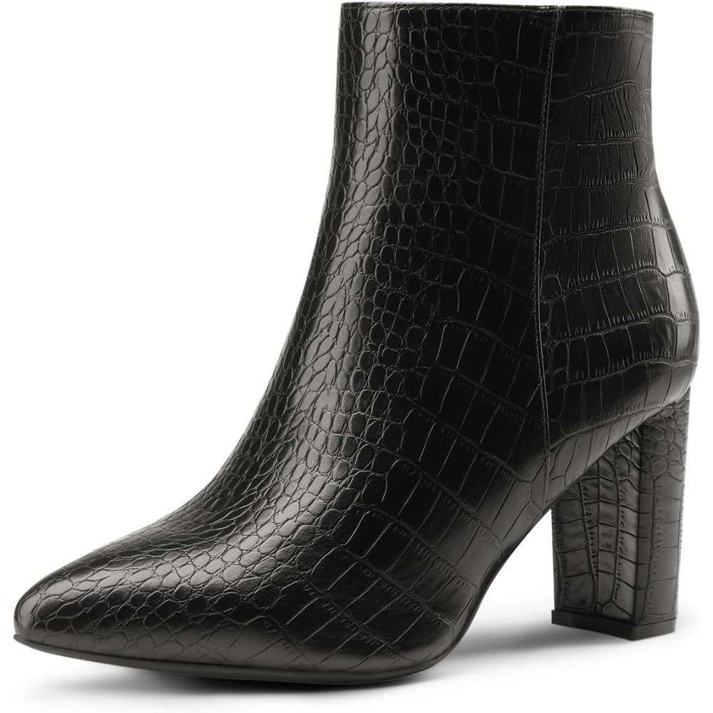 Classic Embossed Design Boots