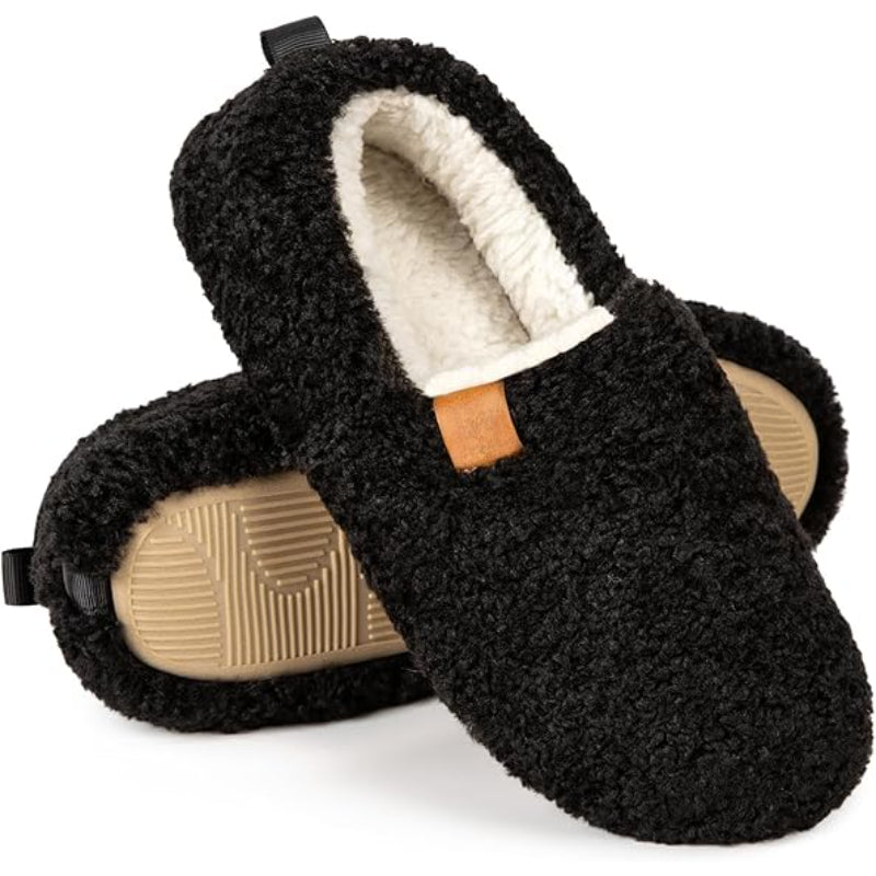 Solid Colored Comfy Plush Style Slippers