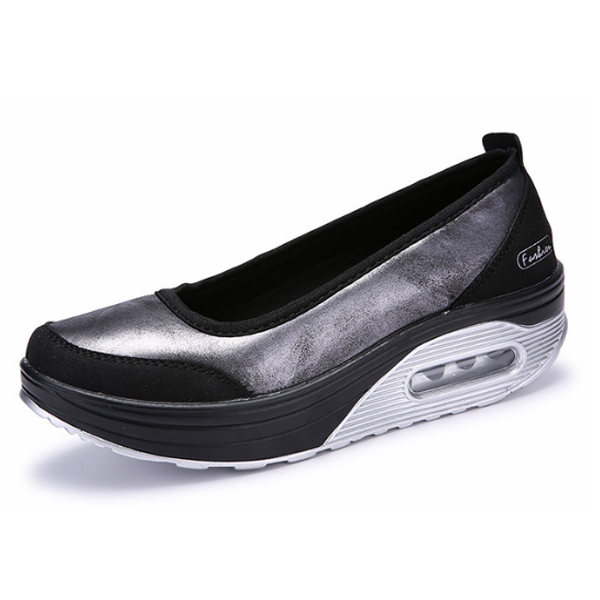 Comfy Slip-On Flat Platform Shoes
