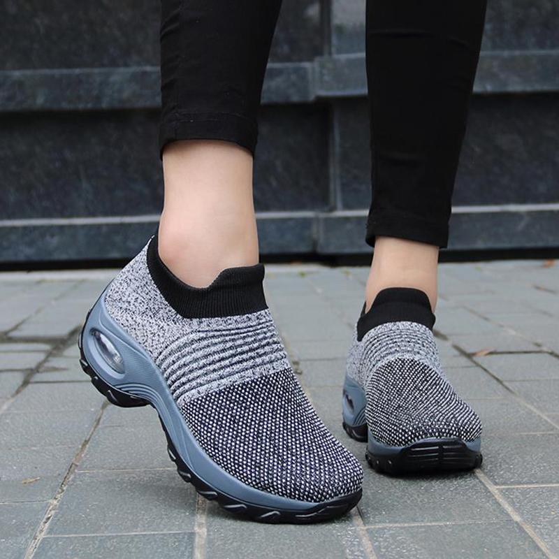Women Comfortable Knit Slip-On Shoes